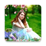 Logo of Garden Photo Frame Editor android Application 